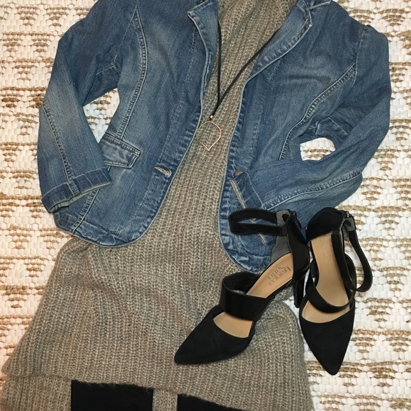 Mossimo mock neck tunic sweater - Picture 2 of 6